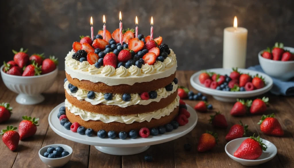 gateau anniversaire sans gluten